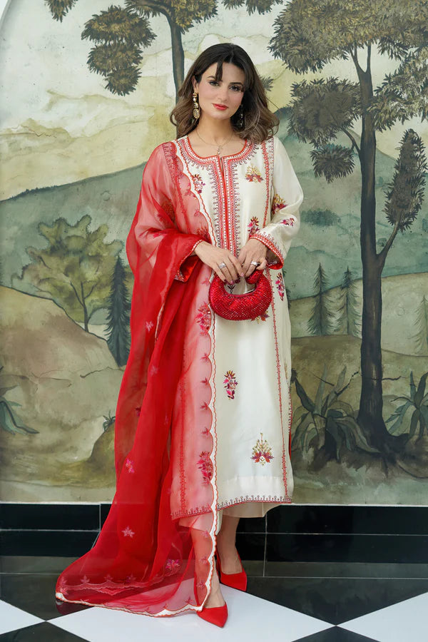 SEEMA IFTIKHAR - Beige Kurta