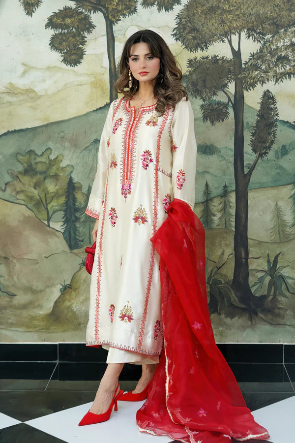 SEEMA IFTIKHAR - Beige Kurta