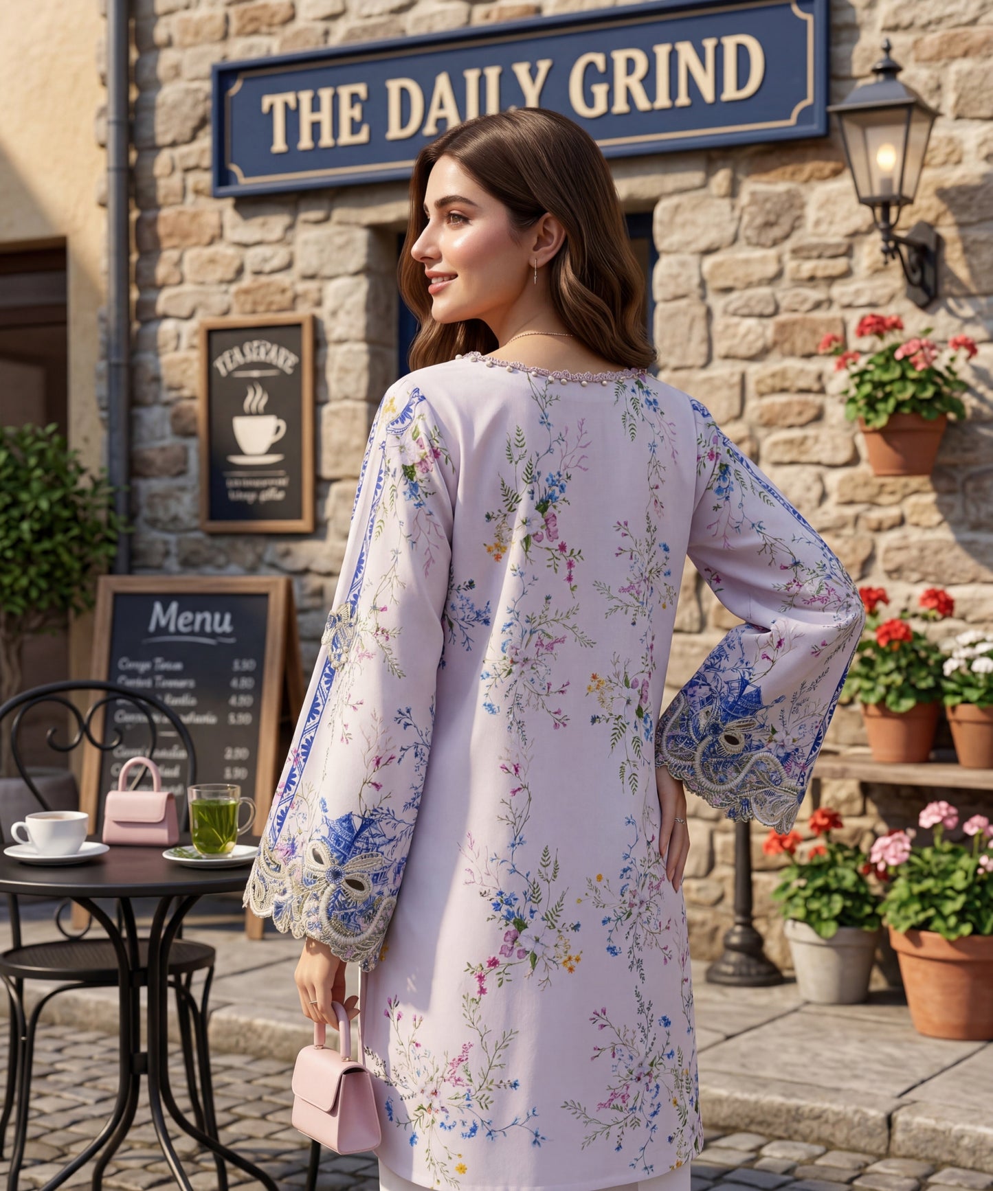 THREADS AND MOTIFS - Azure Meadow