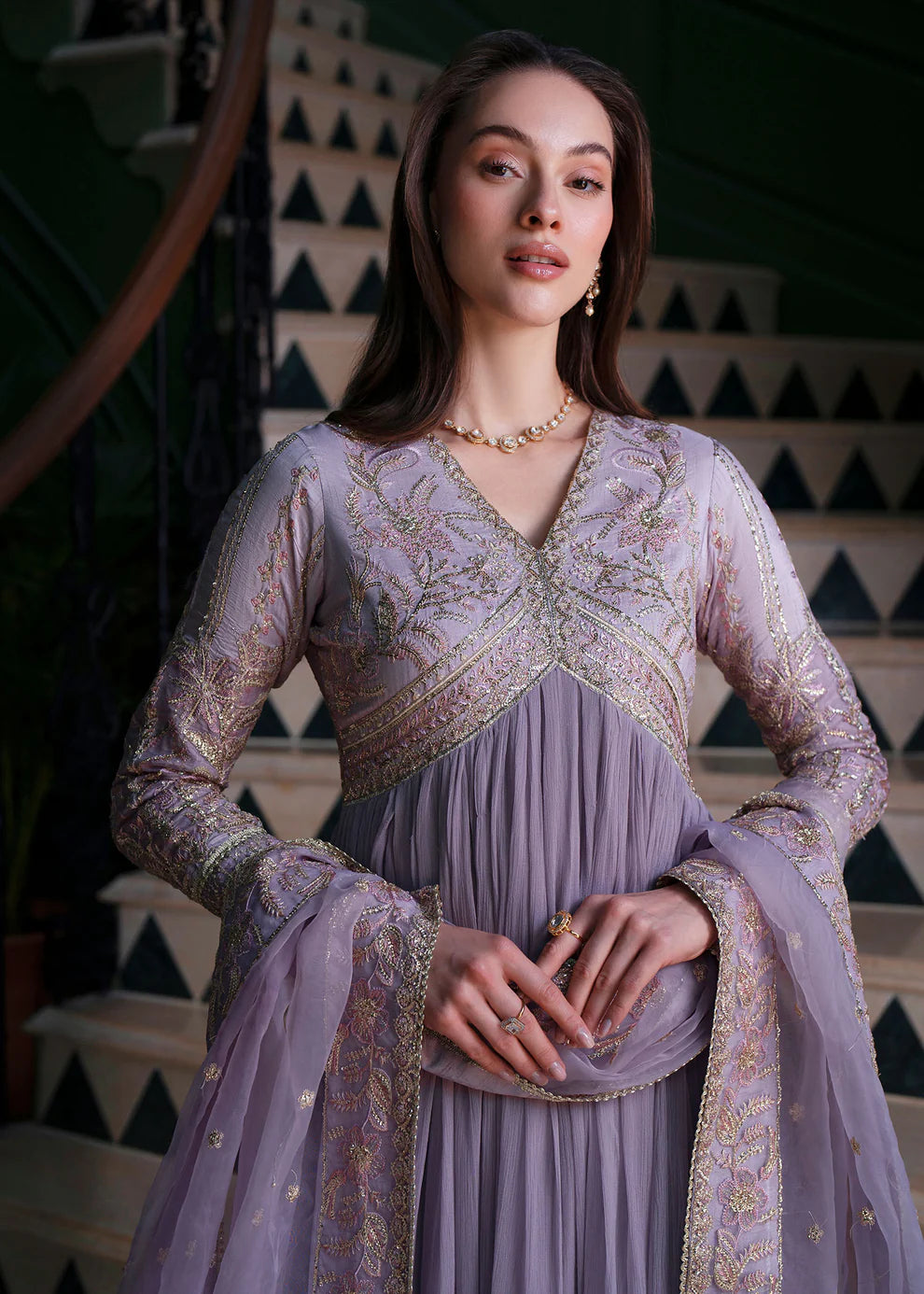 Mehak Yaqoob Couture - Stella In Lilac Color