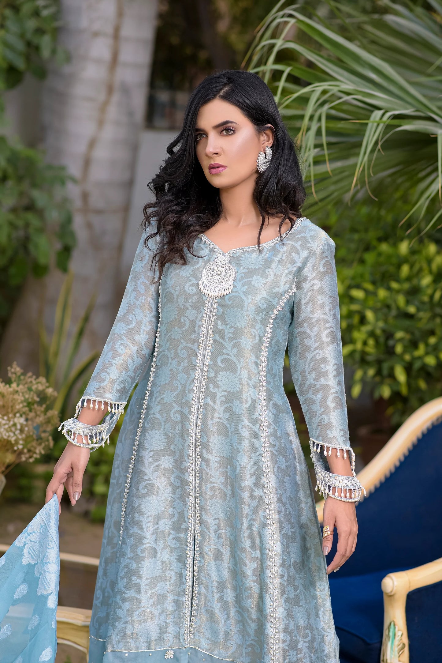 Hafsa Malik - Mihrimah with Plain Dupatta