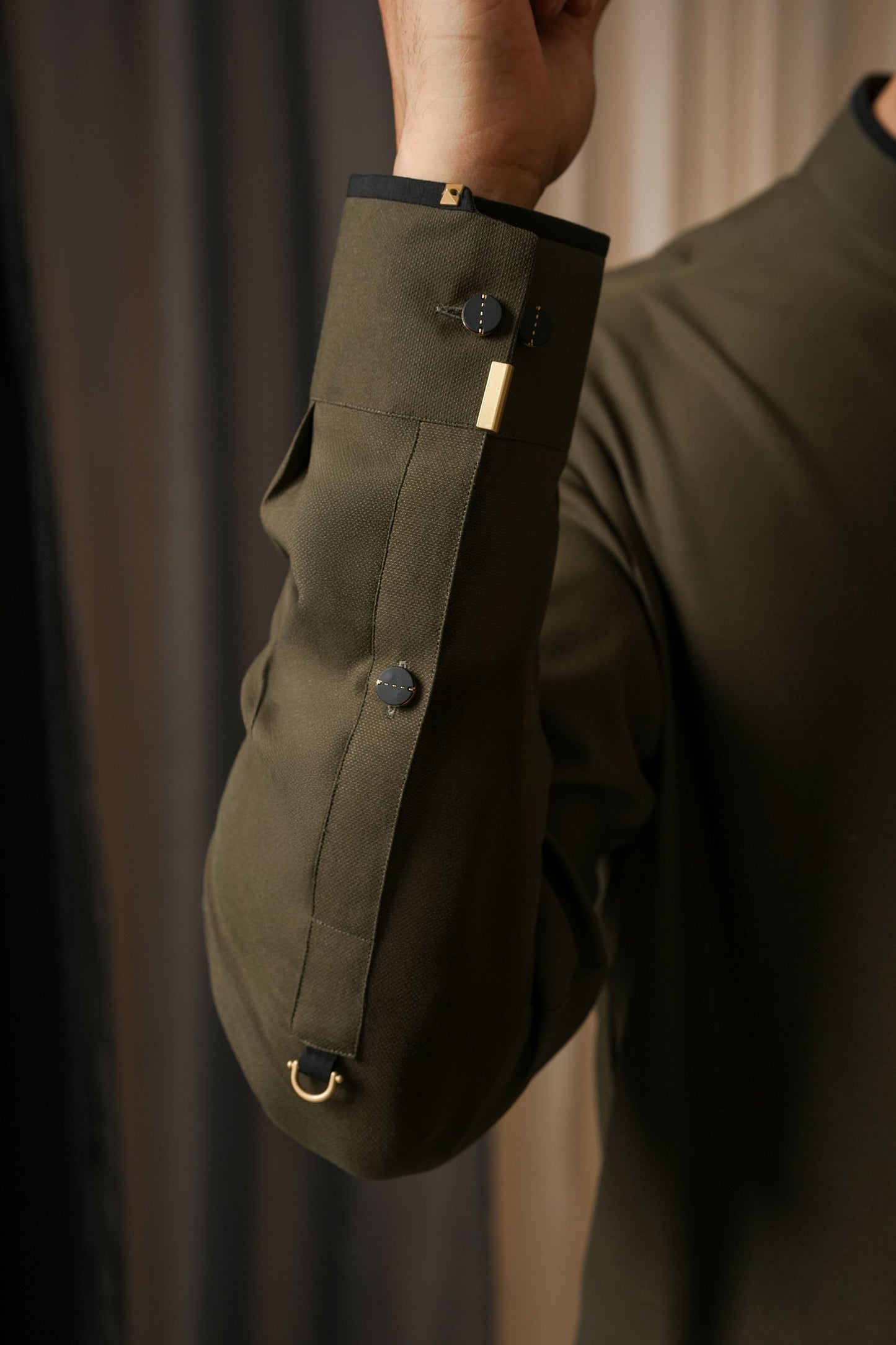 KUNZUL CHANNAR MENSWEAR - Olive Kurta Trouser
