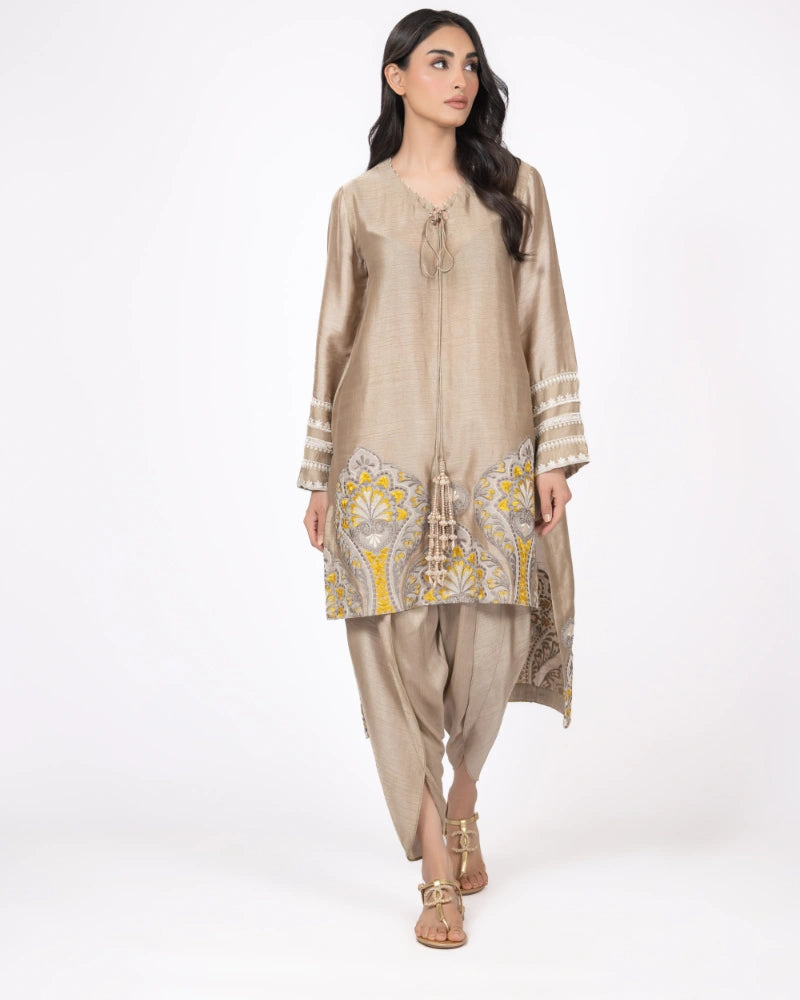 ALEENA FAREENA - Taupe Hi low