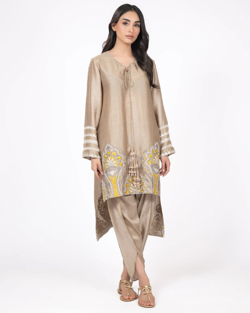 ALEENA FAREENA - Taupe Hi low