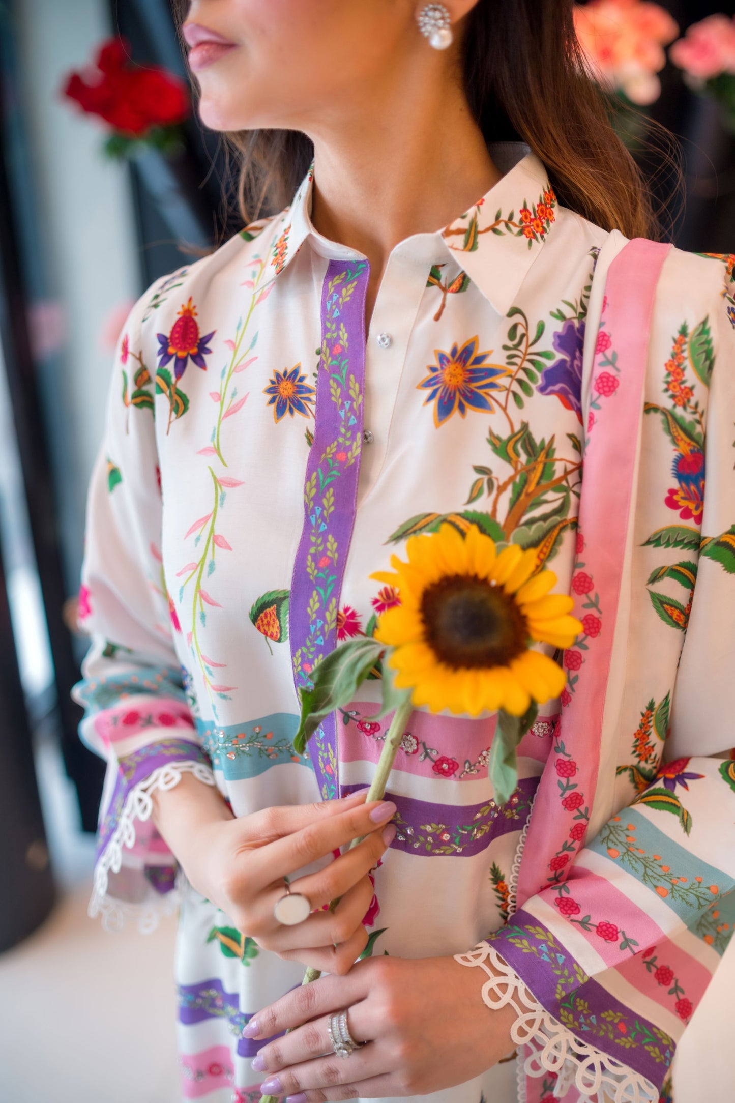 UZMA AFSHEEN - Tutti Fruity Top and Pants
