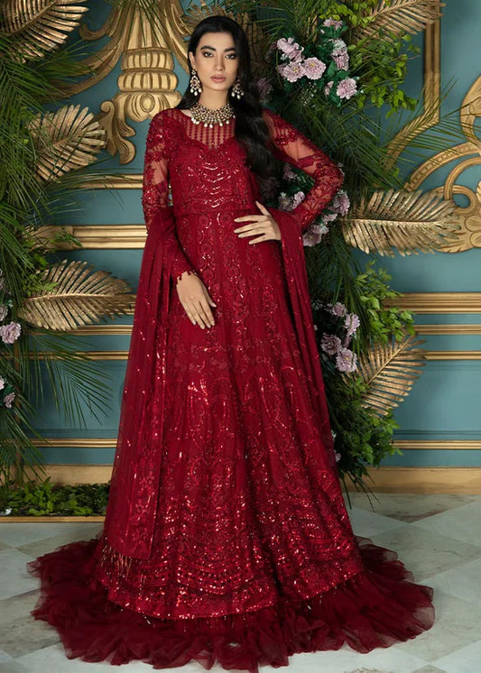 Mehak Yaqoob Couture - Flavia Deep Red