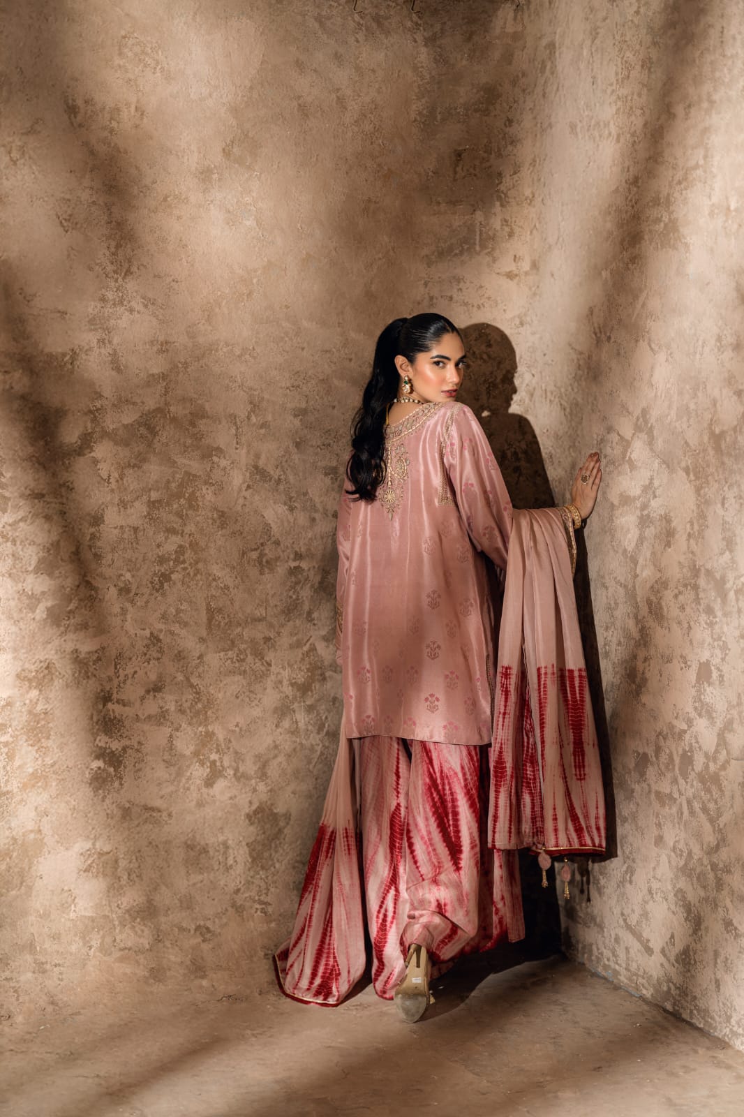 KOMAL LAKHANI- Pink Tie Dye