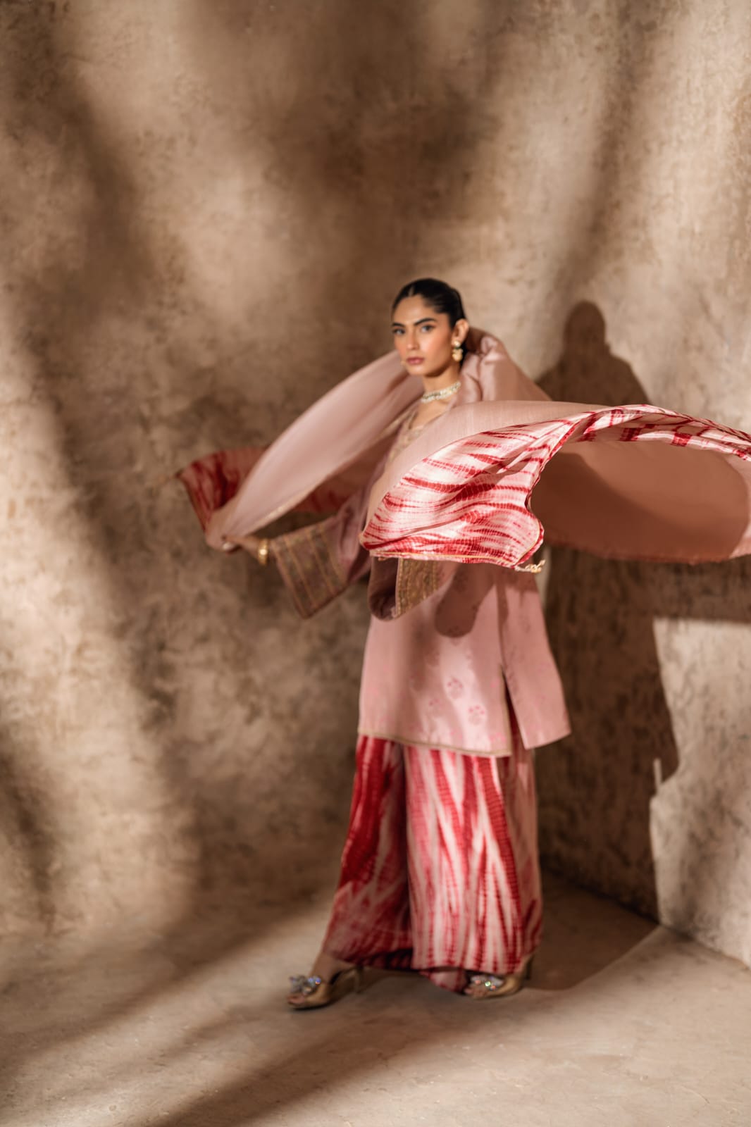 KOMAL LAKHANI- Pink Tie Dye