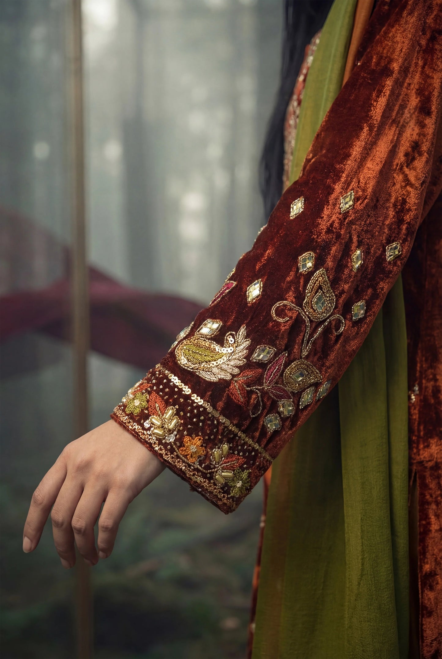 HUMAYUN ALAMGIR ( WOMENWEAR) - Burnt Rust Set