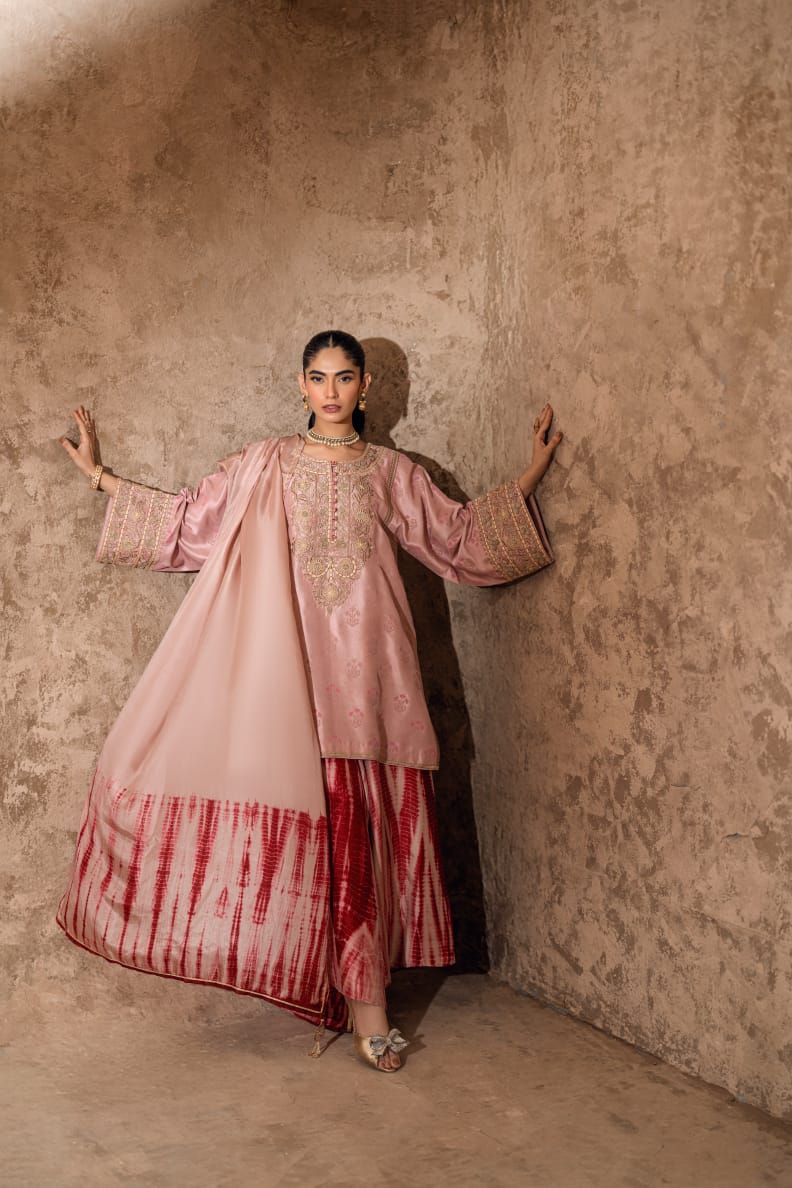 KOMAL LAKHANI- Pink Tie Dye