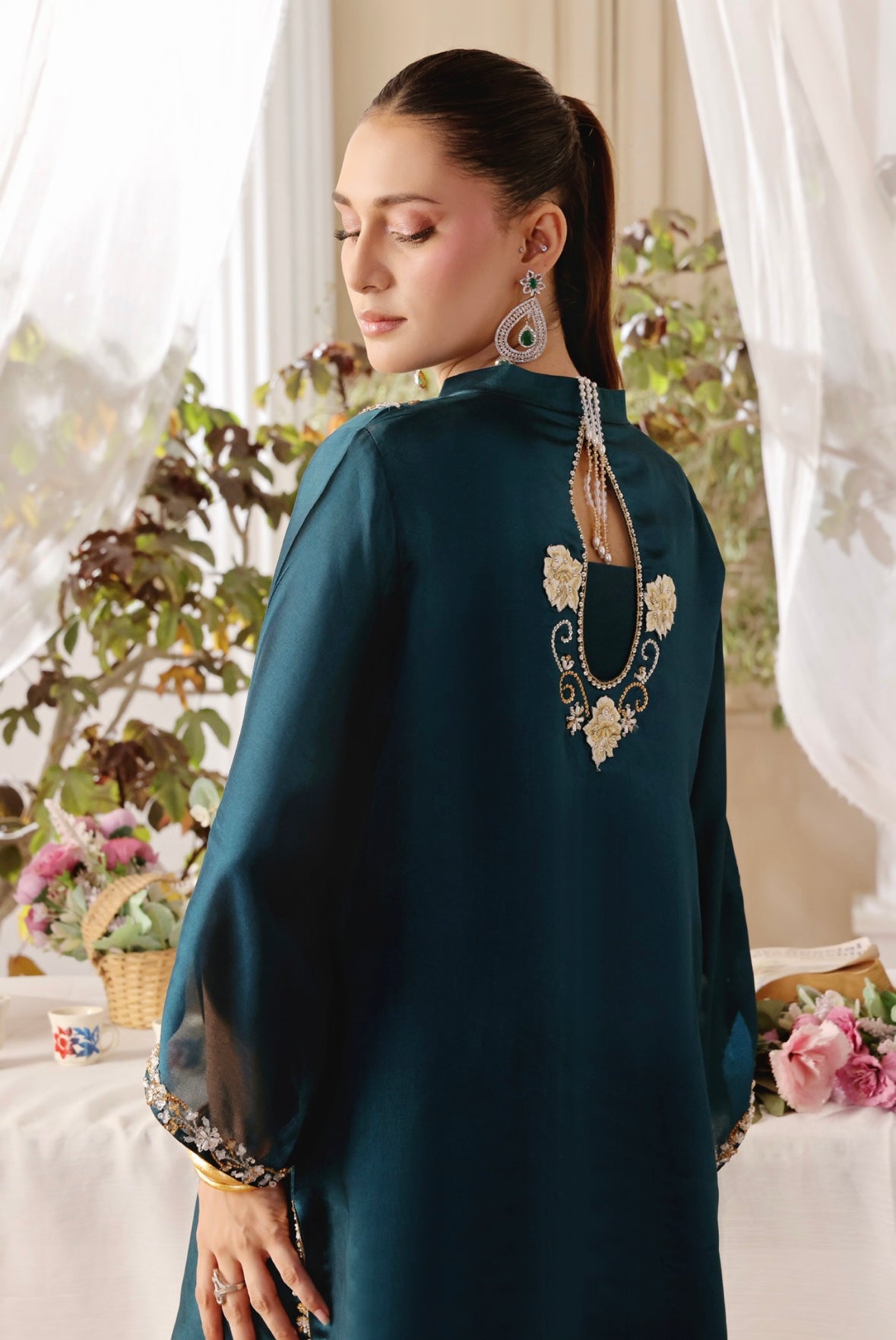 Hafsa Malik - Ziva Bottle Green