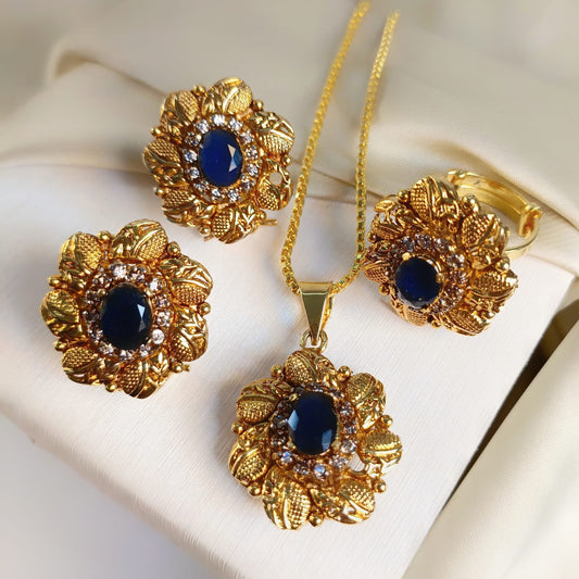 ZAHEEN KAMRAN  - Sapphire Set
