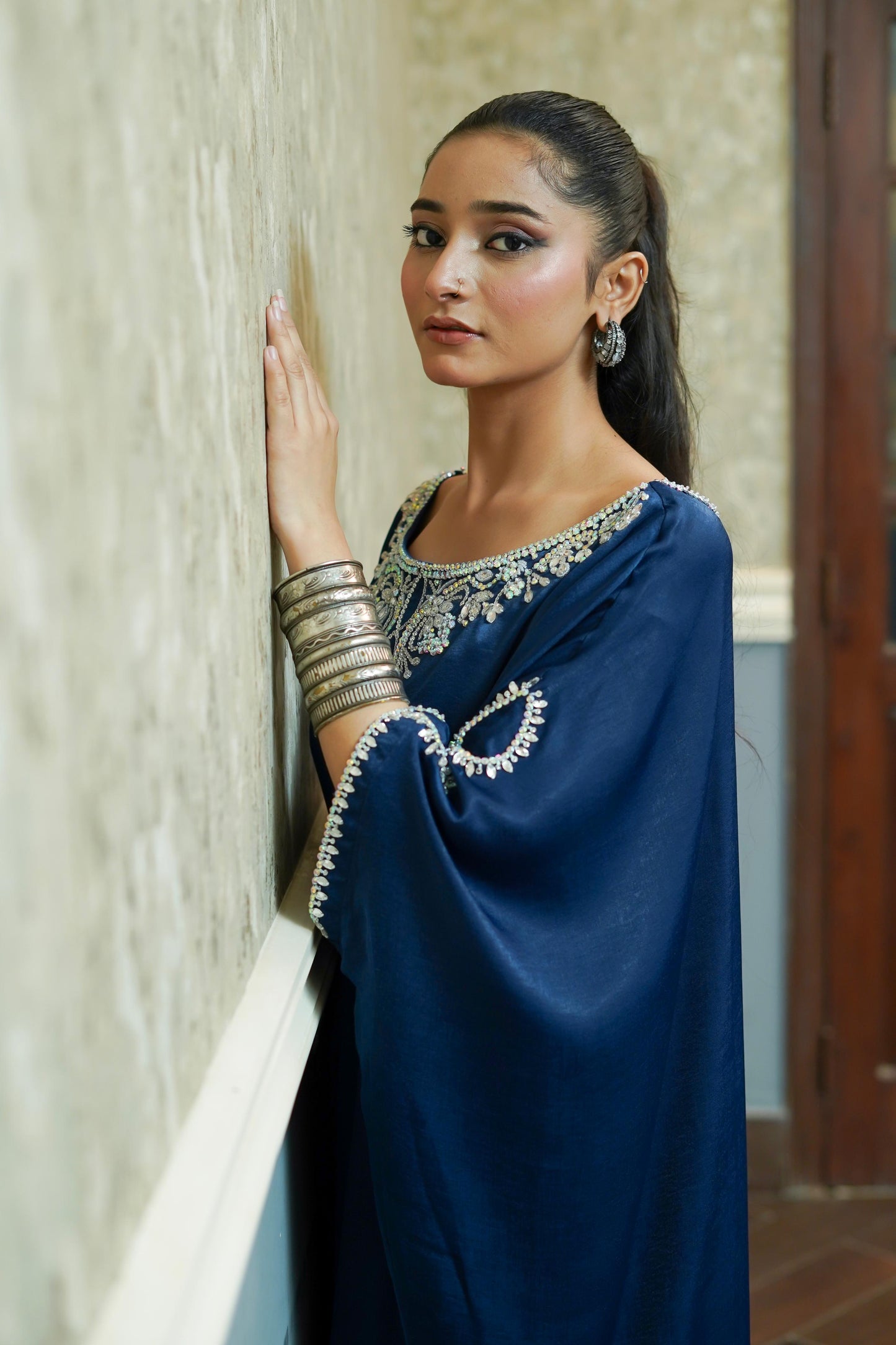 ASHJAIN SAFWAN - Blue Kaftan