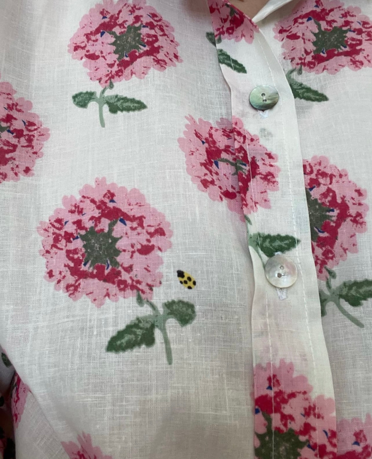 SOBIA GULZAD - White Pink Floral Coord Set