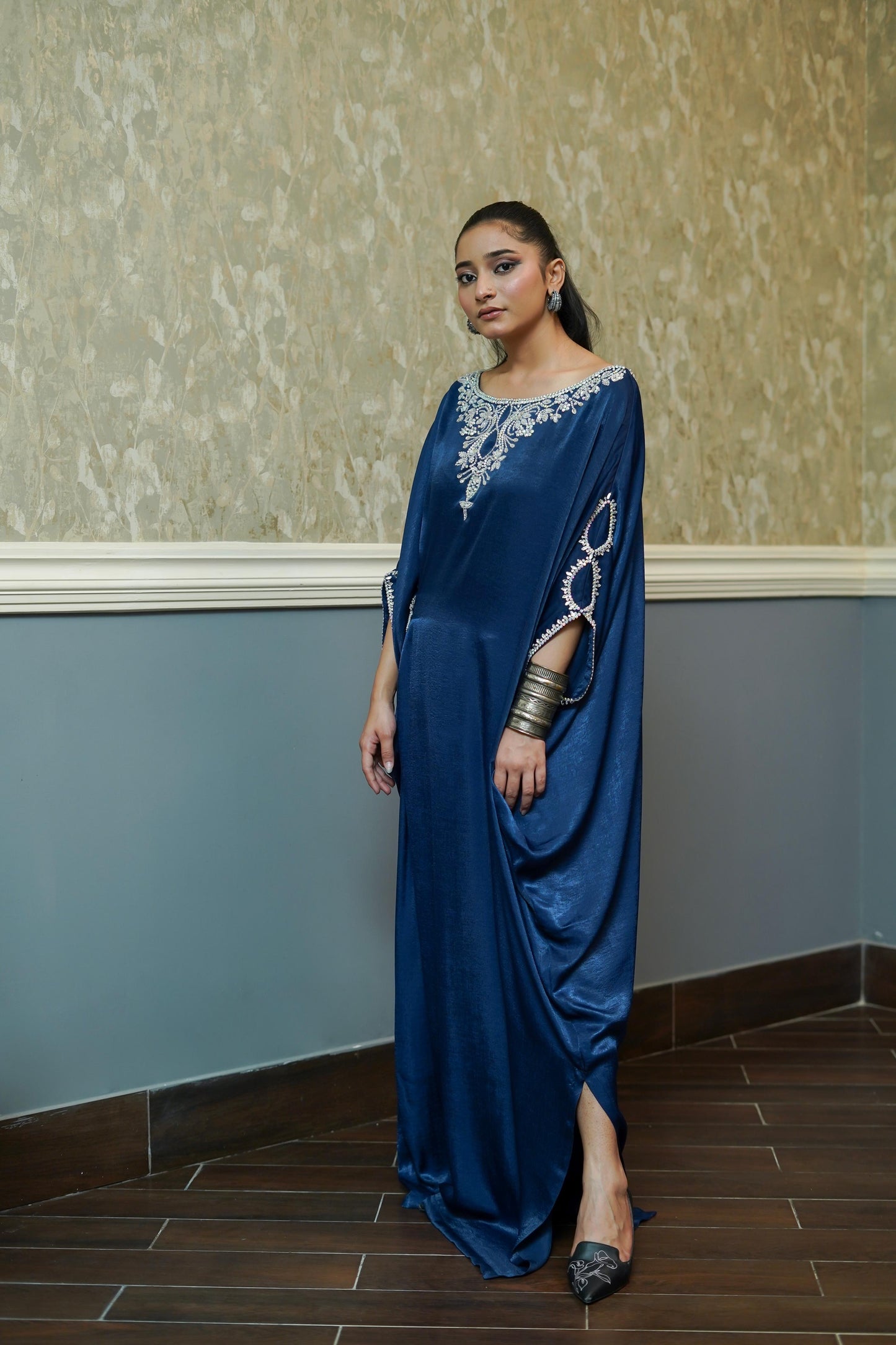 ASHJAIN SAFWAN - Blue Kaftan