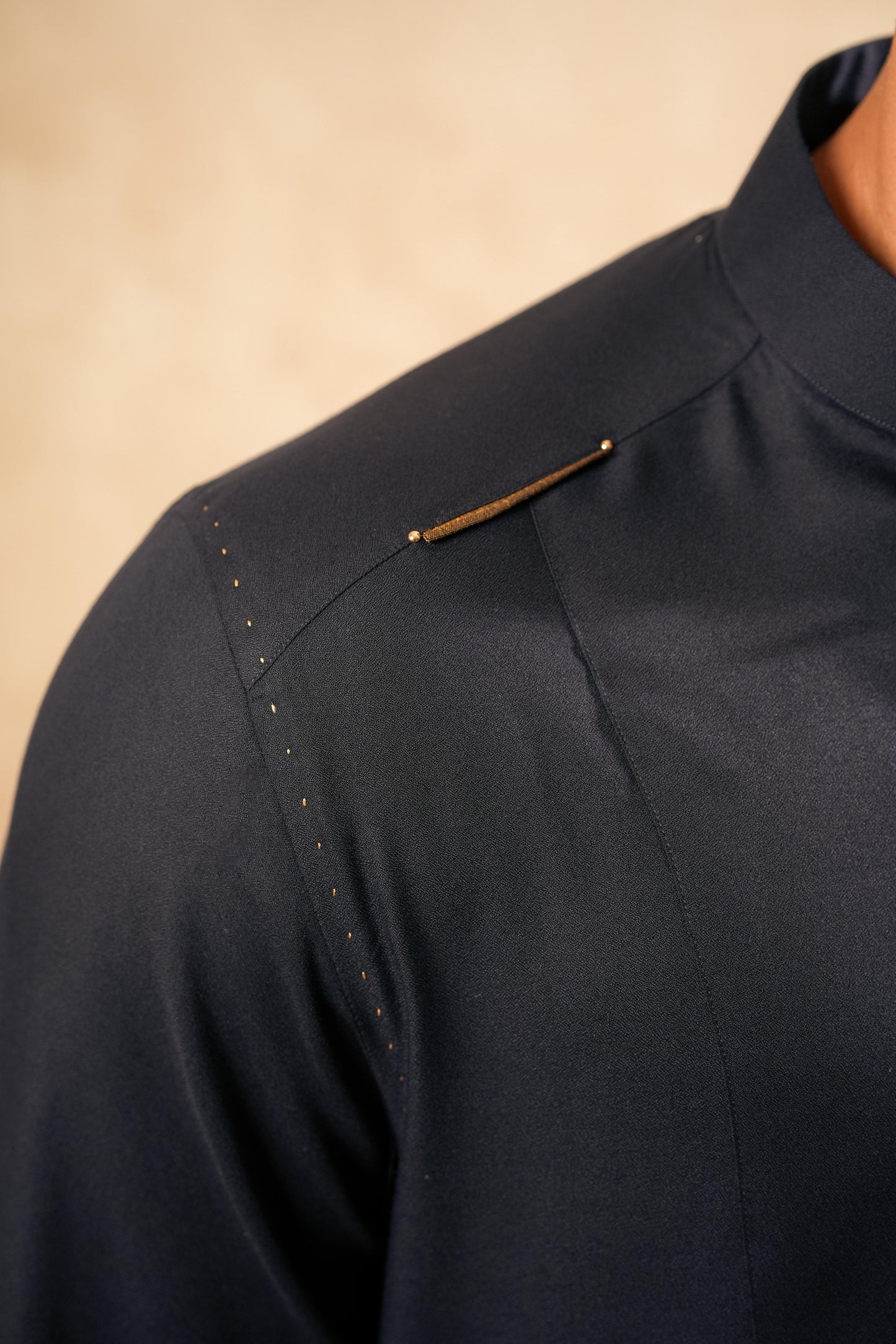 KUNZUL CHANNAR MENSWEAR - Midnight Blue Kurta Trouser