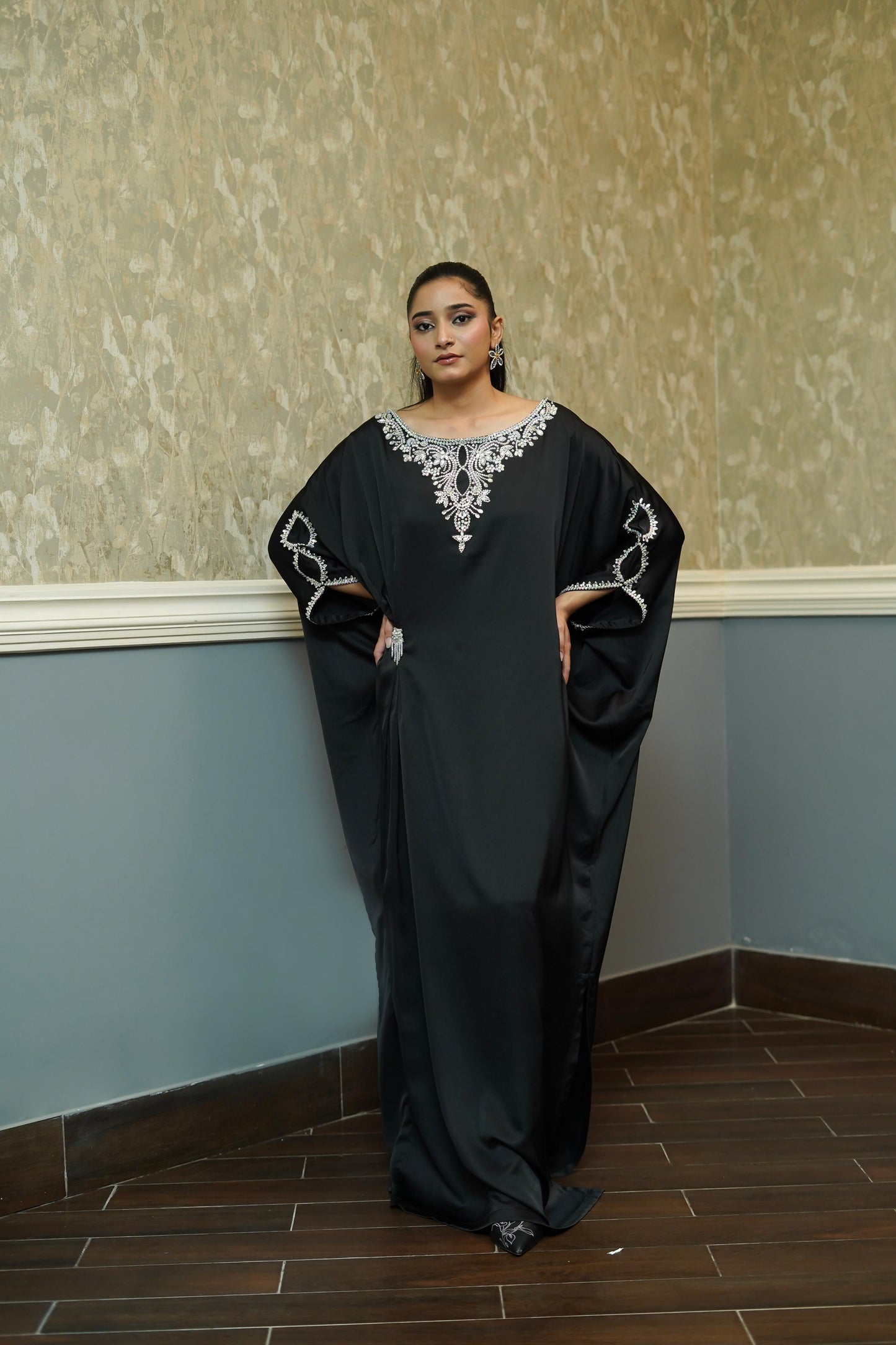 ASHJAIN SAFWAN - Black Kaftan