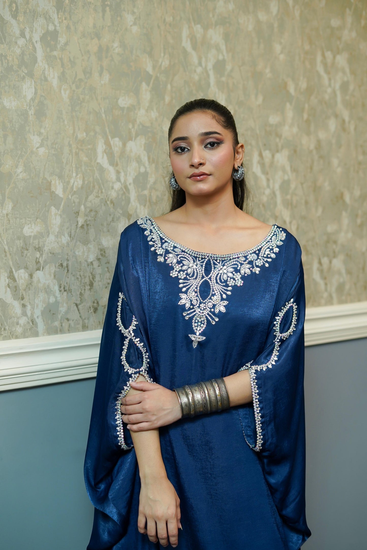 ASHJAIN SAFWAN - Blue Kaftan