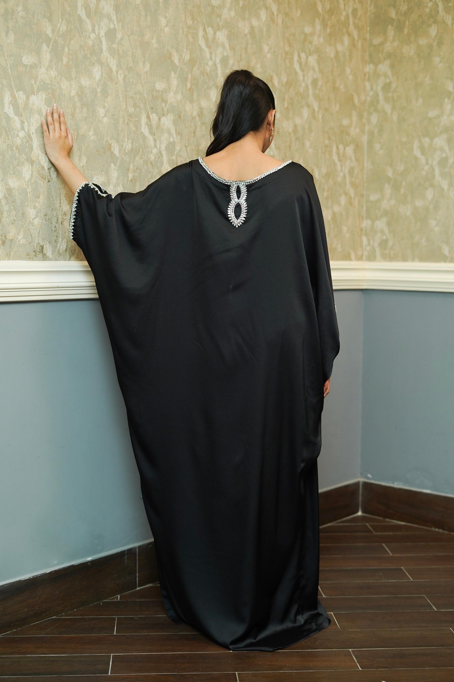 ASHJAIN SAFWAN - Black Kaftan