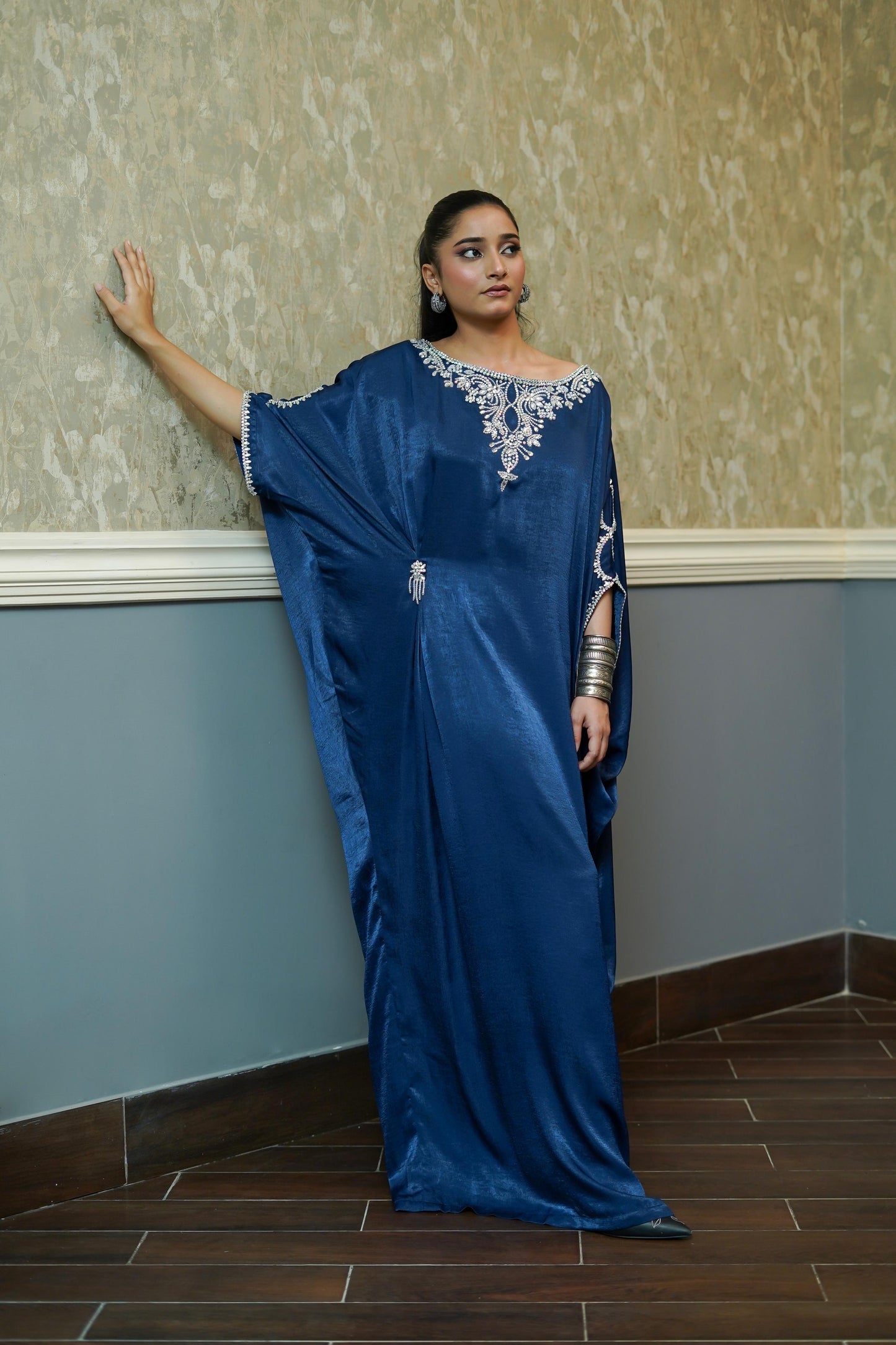 ASHJAIN SAFWAN - Blue Kaftan