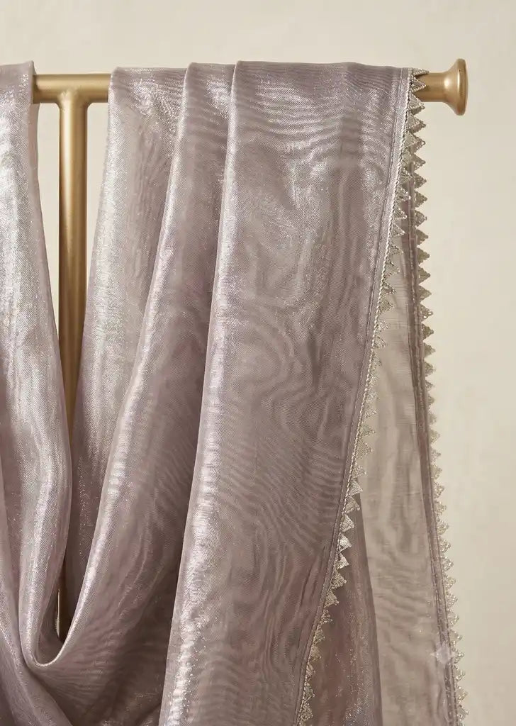 SABEEN MANEKIA -Maesoori Dupatta with Silver Gota