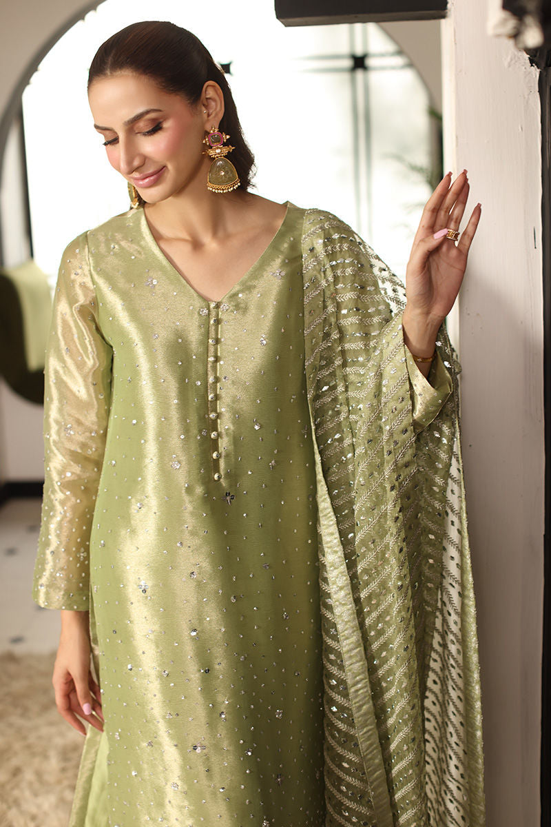 UZMA AND AFSHEEN-Parizad green