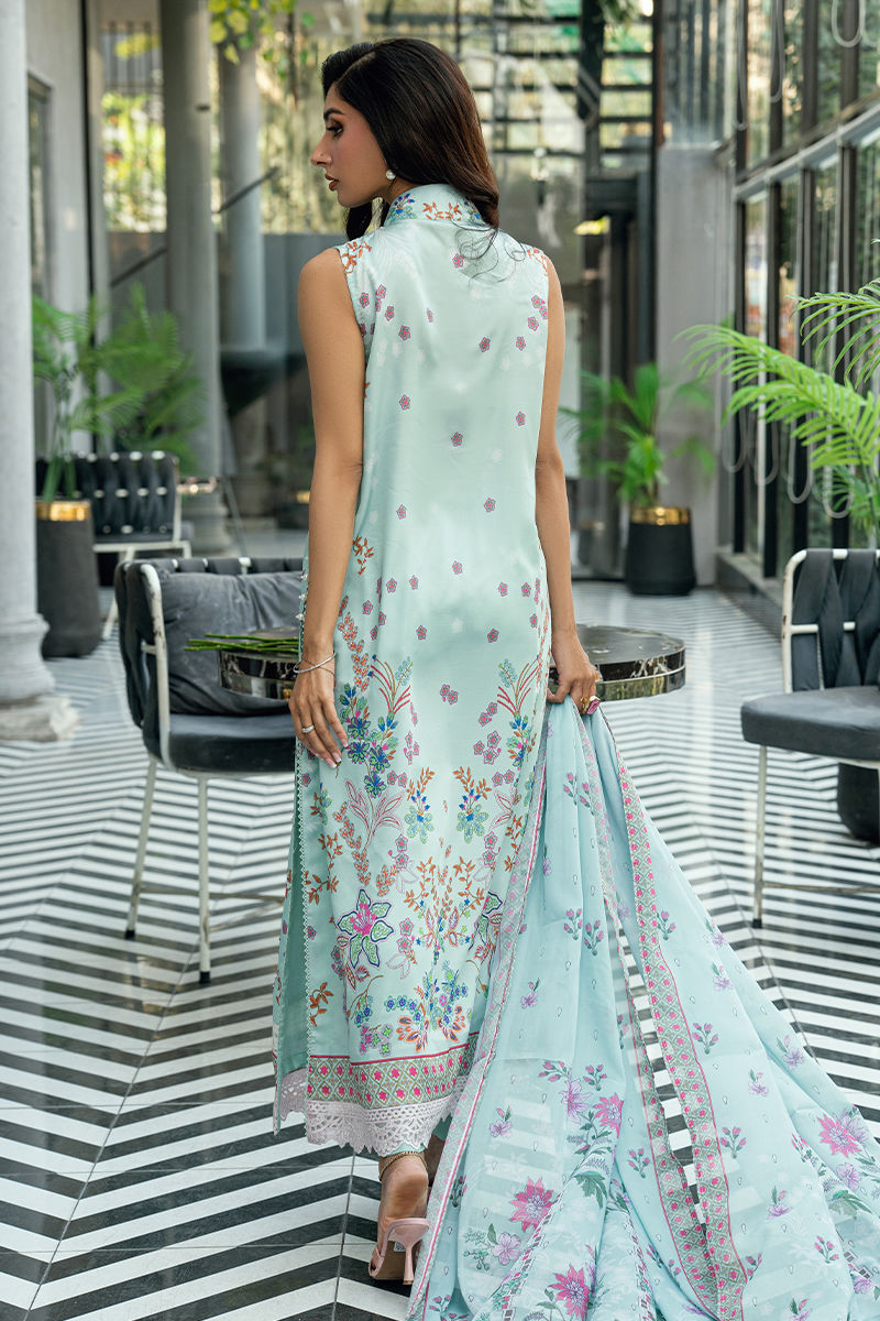 FATIMA KHAN - Mint Whisper with Sleeves