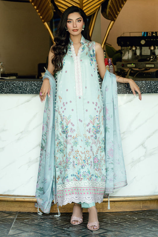FATIMA KHAN - Mint Whisper with Sleeves