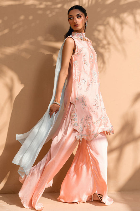 FATIMA KHAN - Blush rose with sleeve