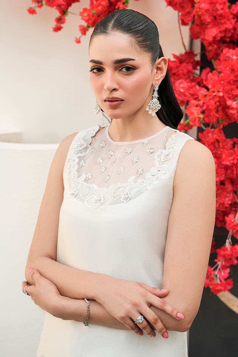 FATIMA KHAN -Luna pearl with sleeves