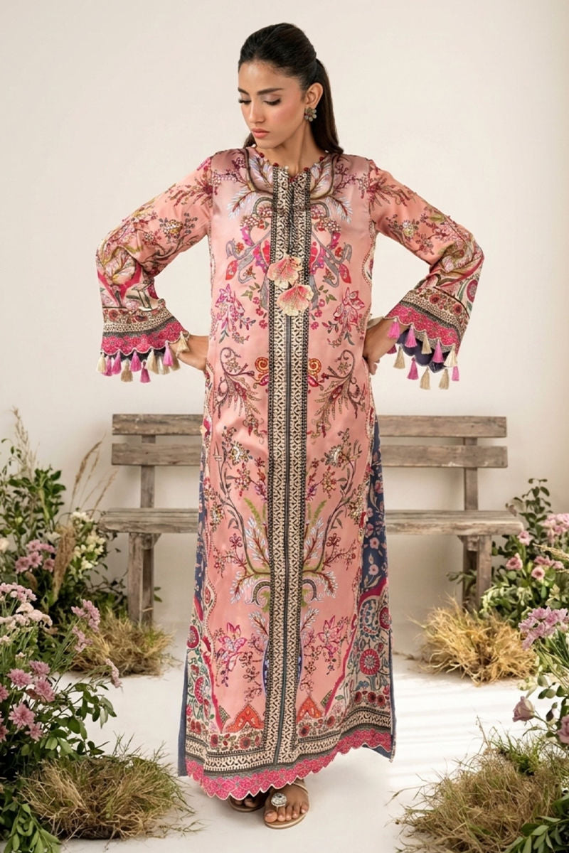 FATIMA KHAN - Dusty Rose Kaftan