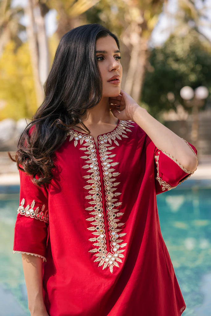HUMAYUN ALAMGIR ( WOMENWEAR) - Red Amelia