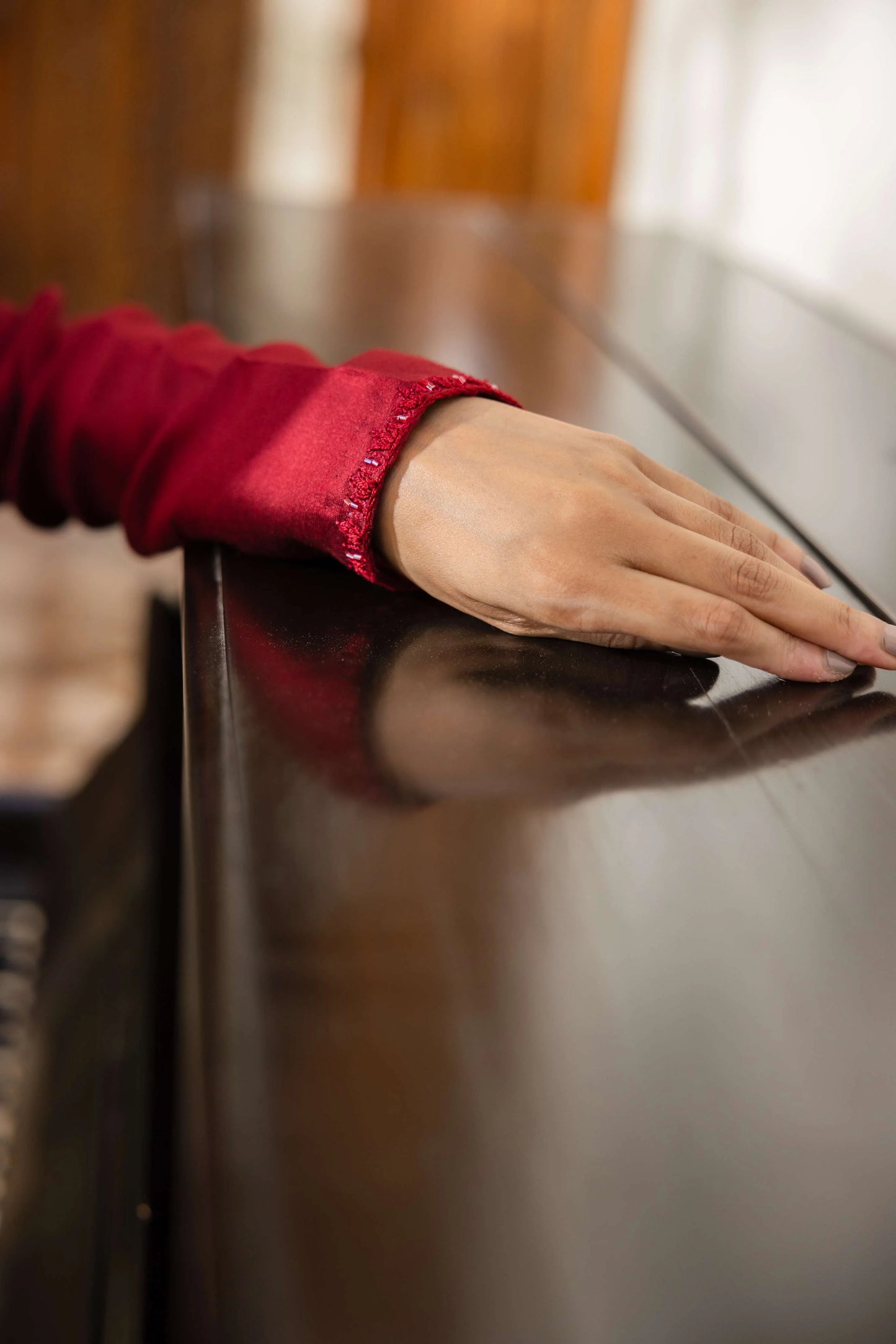 HUMAYUN ALAMGIR ( Womenswear)- Rose Kaftan