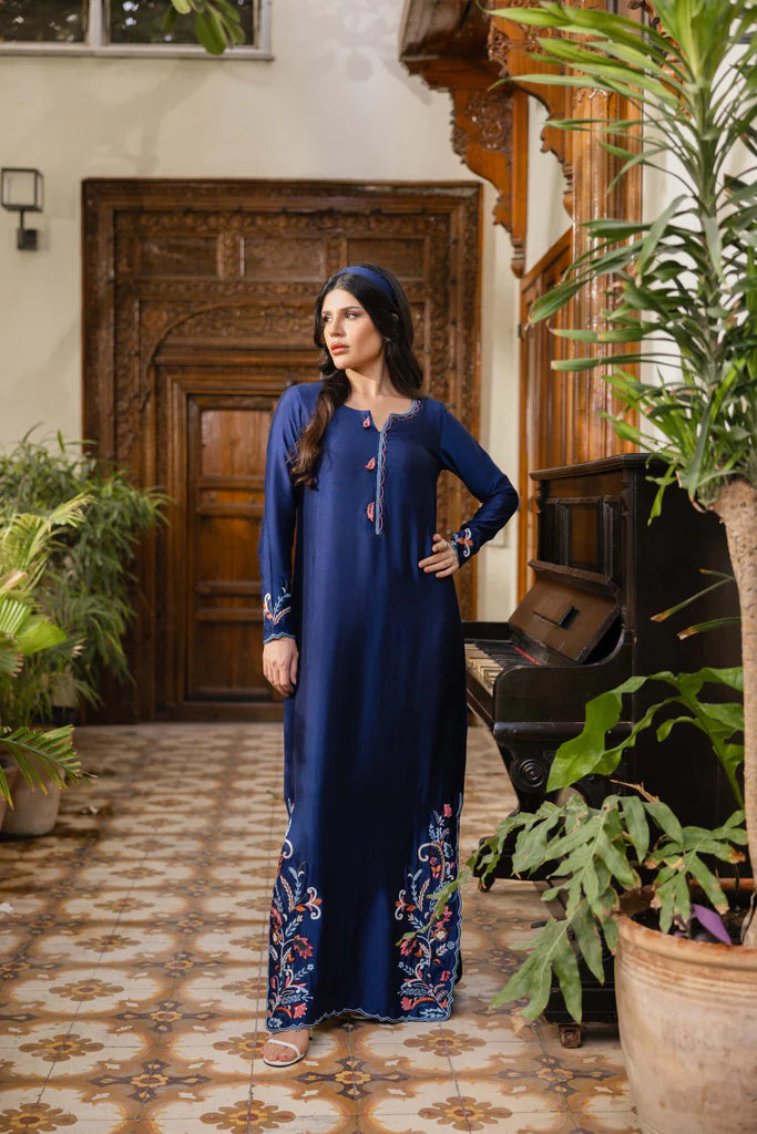 HUMAYUN ALAMGIR ( WOMENWEAR) - Bluebel Kaftan