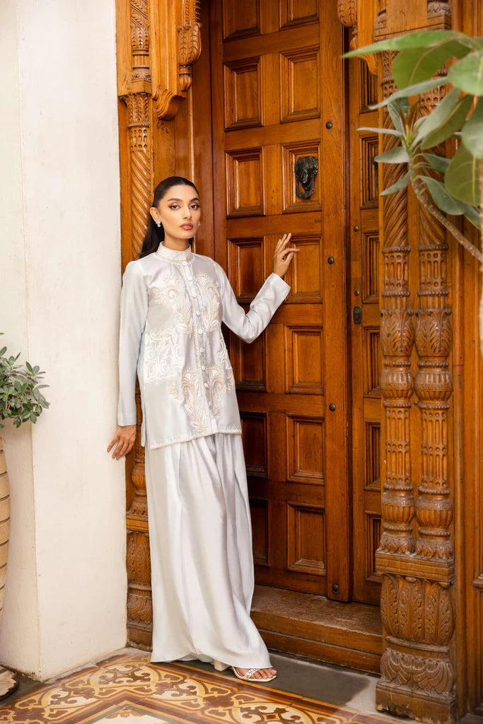 HUMAYUN ALAMGIR ( WOMENWEAR) - Haya in Powder Blue Color