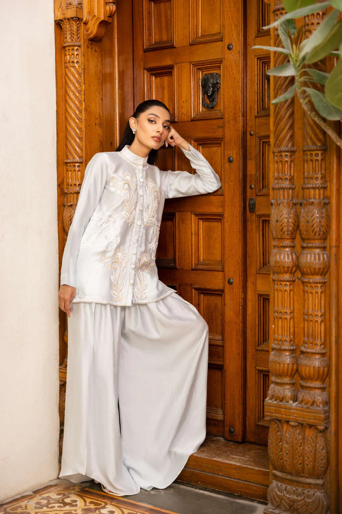 HUMAYUN ALAMGIR ( WOMENWEAR) - Haya in Powder Blue Color