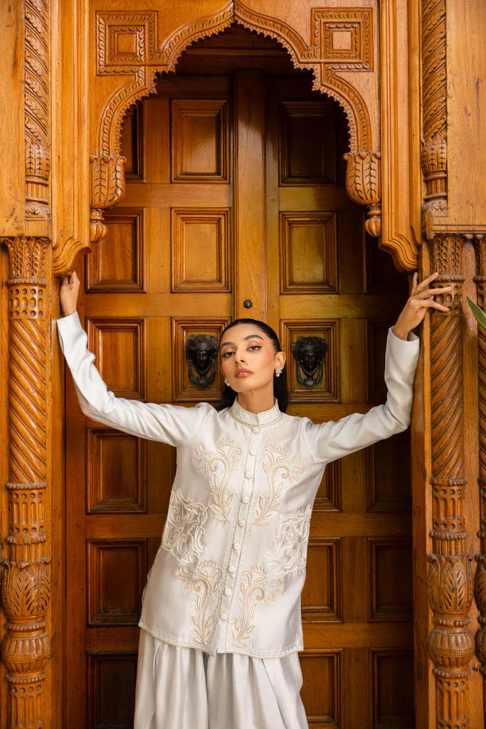 HUMAYUN ALAMGIR ( WOMENWEAR) - Haya in Powder Blue Color