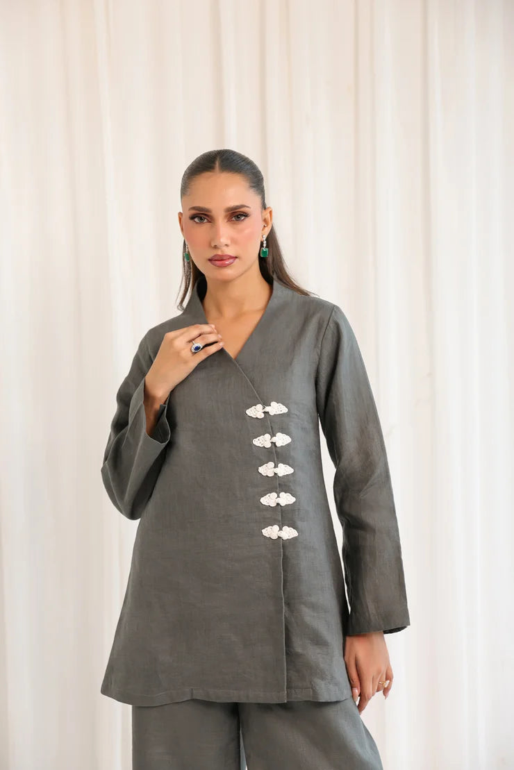 SAMMY K-Charcoal grey basic