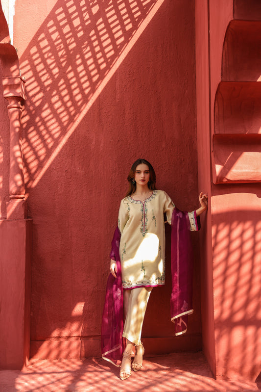 HAFSA MALIK - Citrus in Mint Green