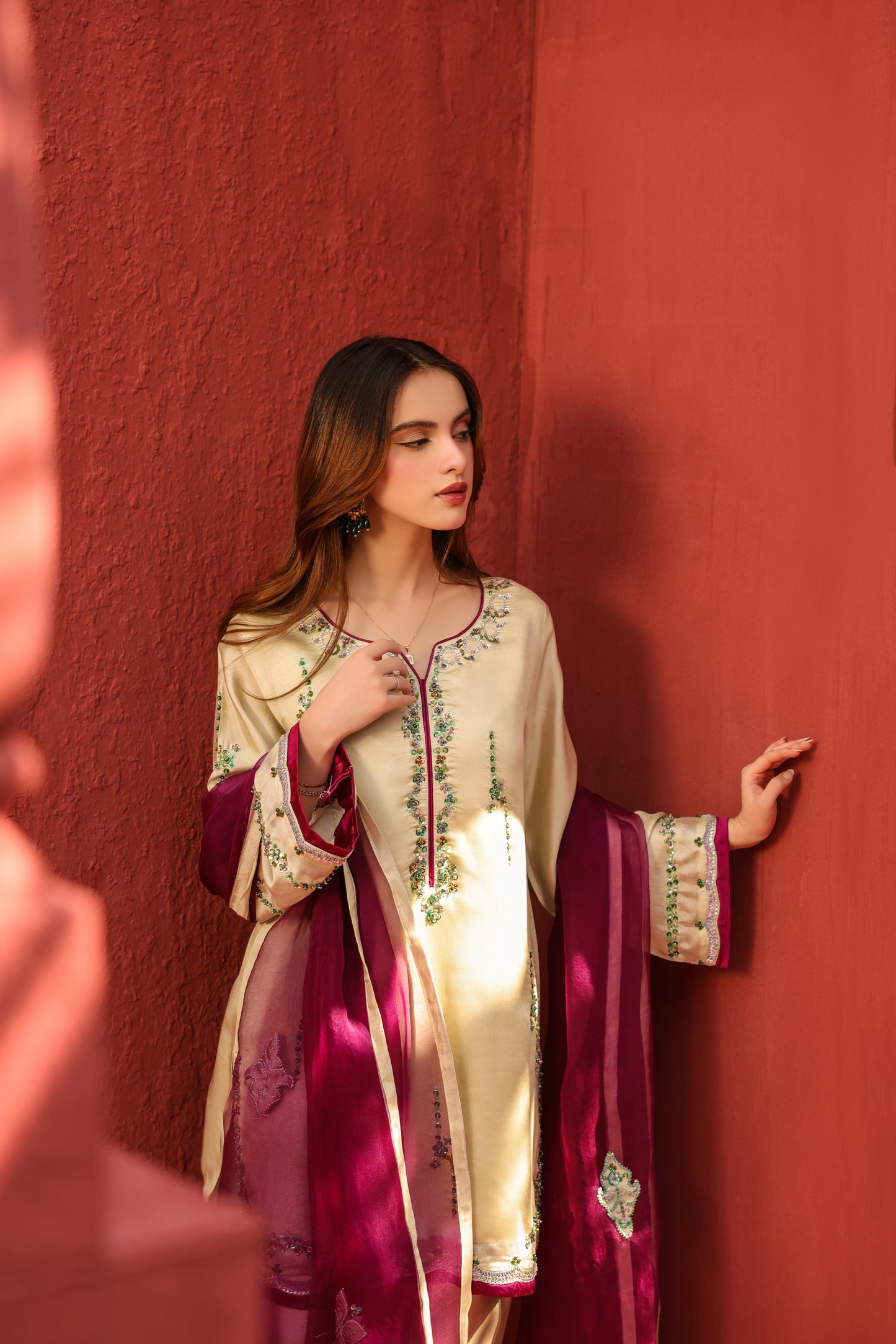 HAFSA MALIK - Citrus in Mint Green