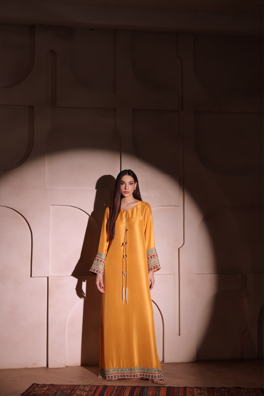 UZMA AND AFSHEEN - Citrus Kaftan