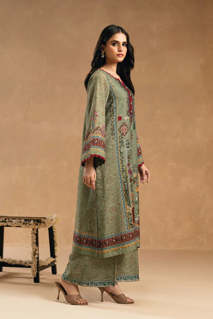 MANTO- Aashna Co-ord Set	Printed Green