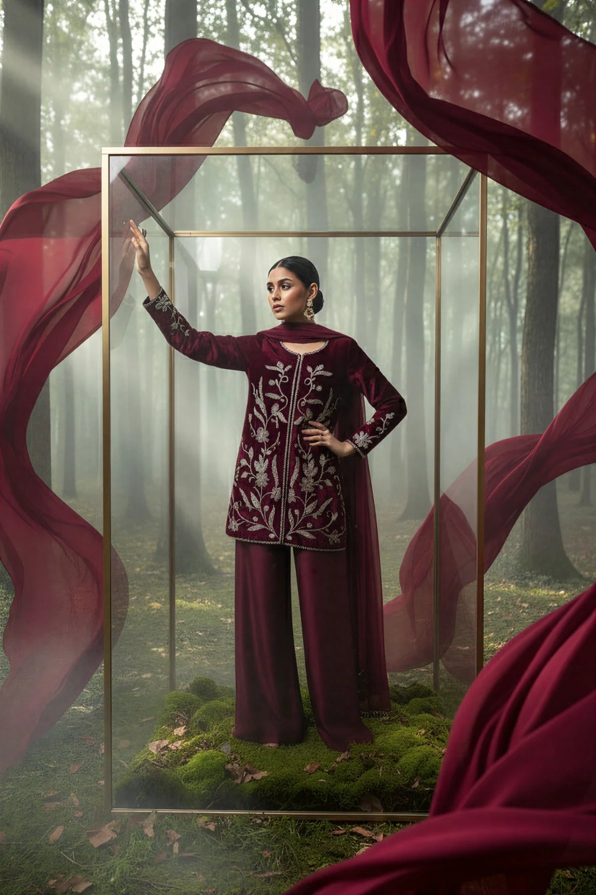 HUMAYUN ALAMGIR ( WOMENWEAR) - Pink Mirage