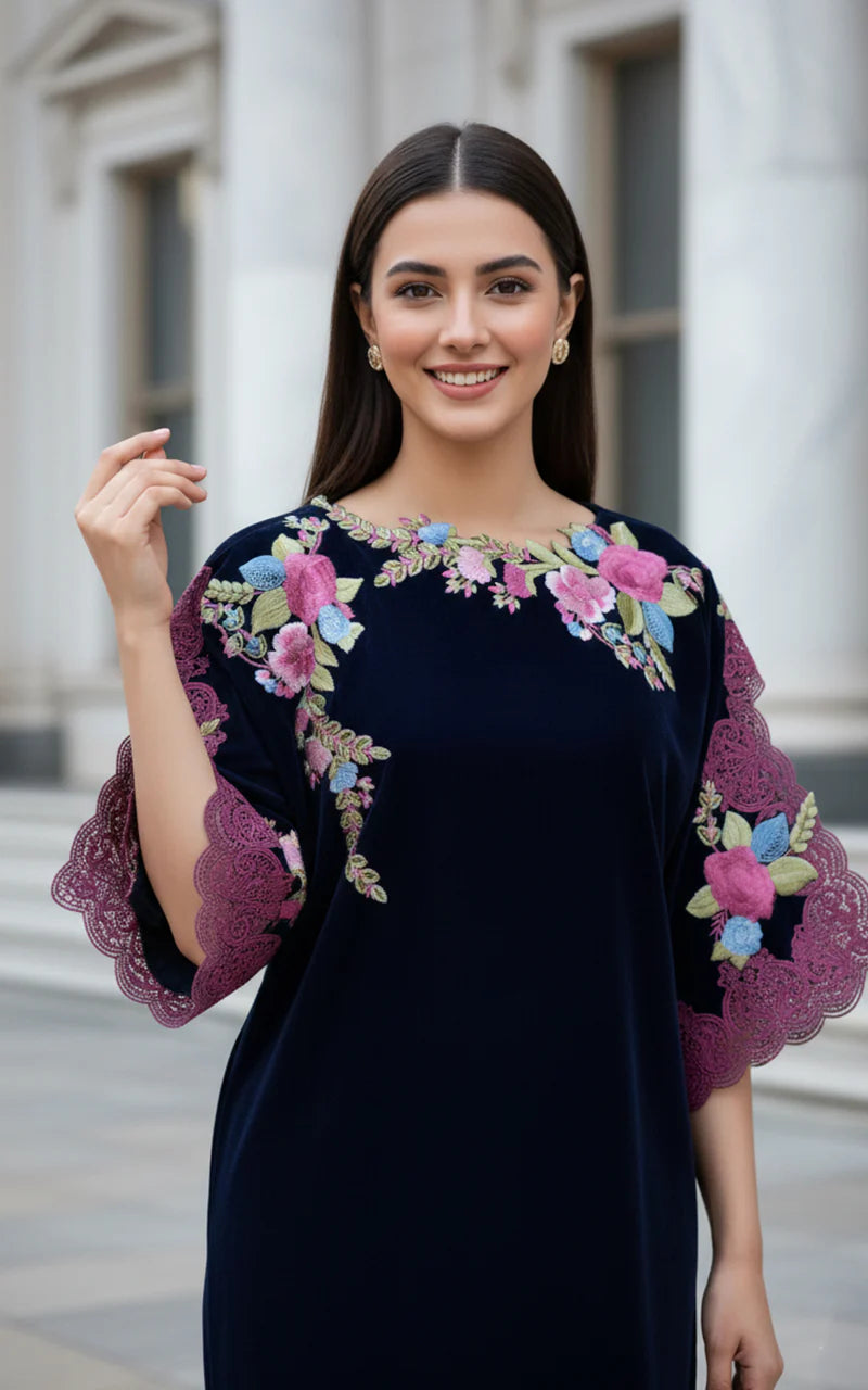 THREADS AND MOTIFS - Velvet blue