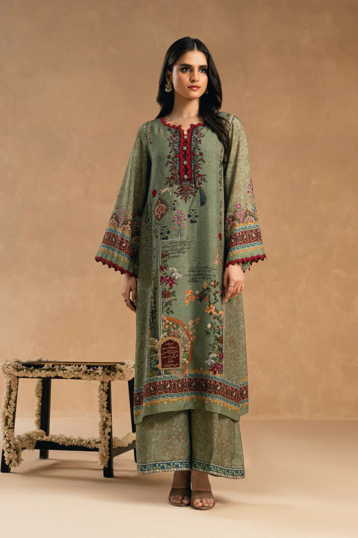 MANTO- Aashna Co-ord Set	Printed Green