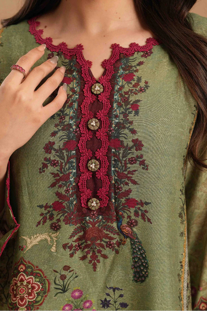 MANTO- Aashna Co-ord Set	Printed Green
