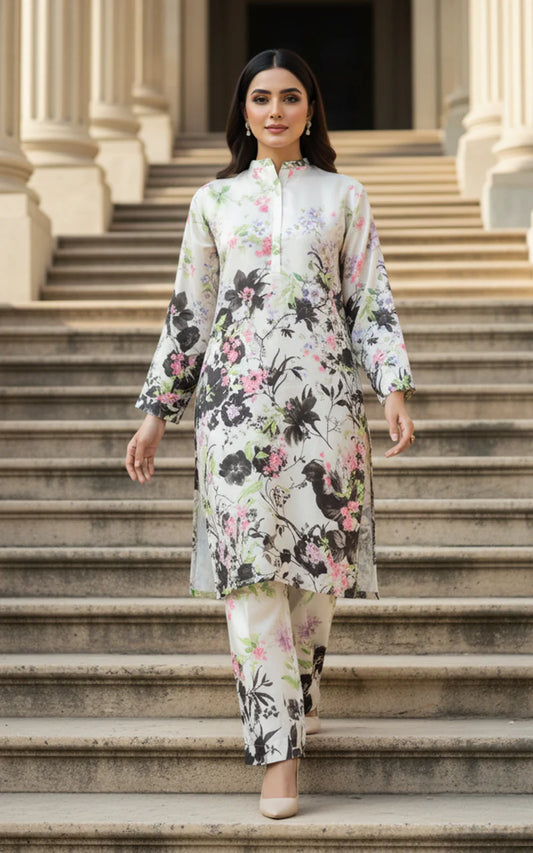 THREADS AND MOTIFS -Silk Floral