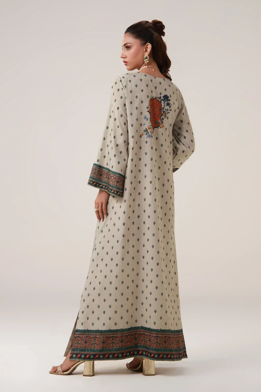 MANTO - Dillagi Dress Kaftaan Off White
