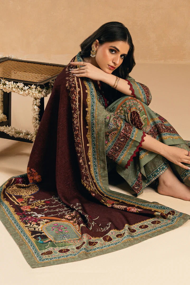 MANTO-Aashna  Accessorie Odhni Green