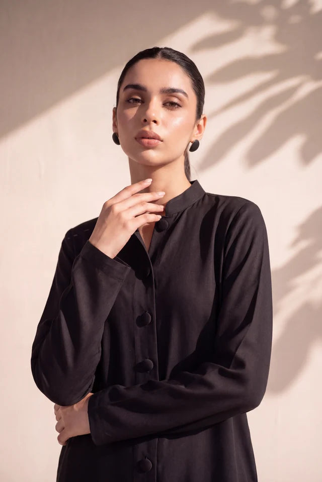 HUMAYUN ALAMGIR WOMENSWEAR-Black balloon coords